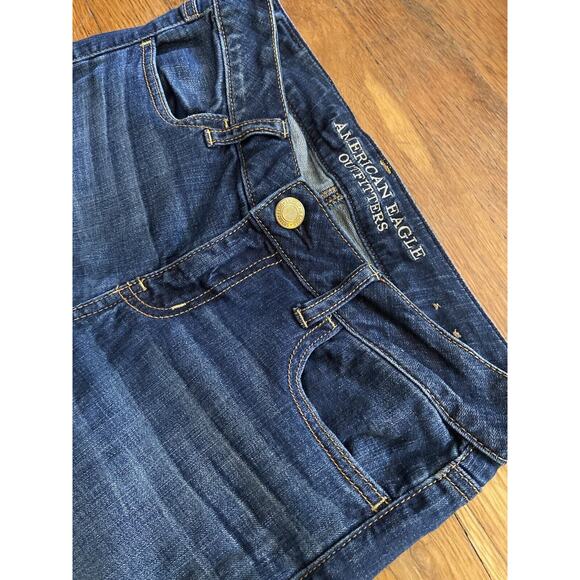 AMERICAN EAGLE OUTFITTERS ‘Jegging Super Stretch’ Low-Rise Jeans sz 2 Short - Picture 2 of 10